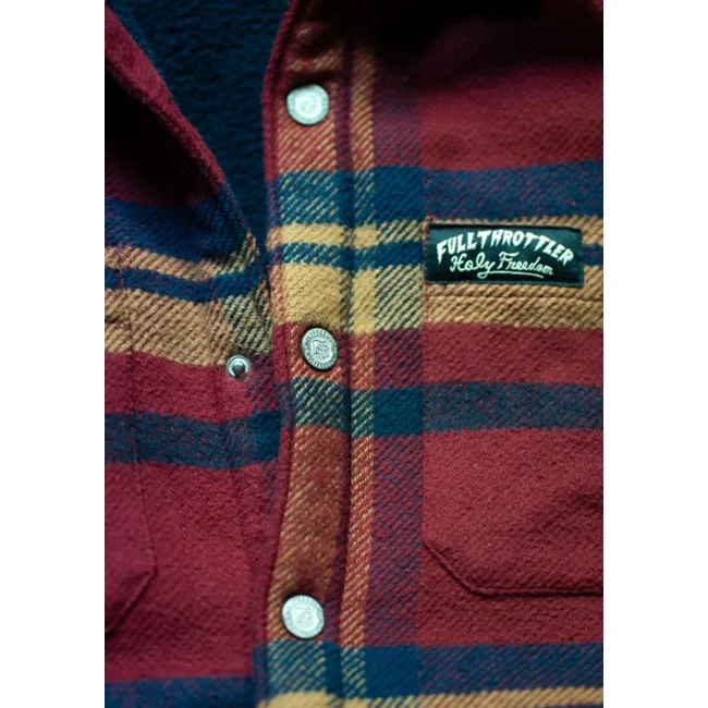 Holy Freedom Freedom Redford lined shirt red