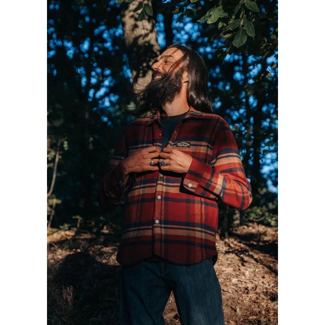 Holy Freedom Freedom Redford lined shirt red