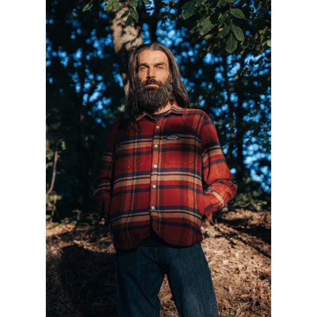 Holy Freedom Freedom Redford lined shirt red