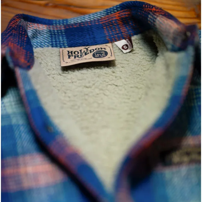 Holy Freedom Freedom Mcfly lined shirt blue