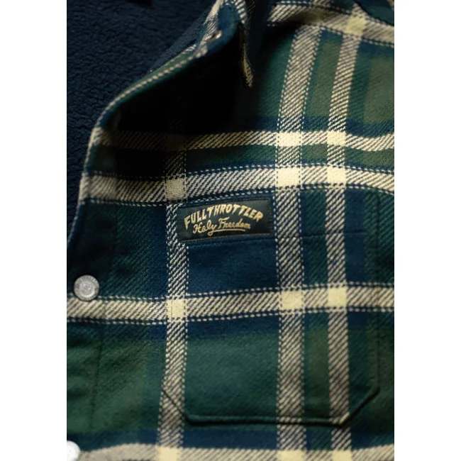 Holy Freedom Freedom Macleod lined shirt green