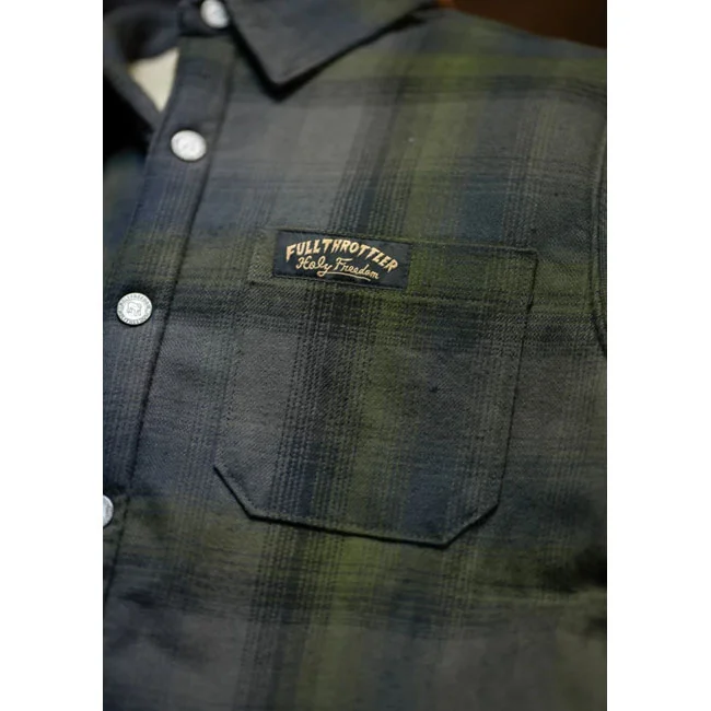 Holy Freedom Freedom Bear lined shirt gray