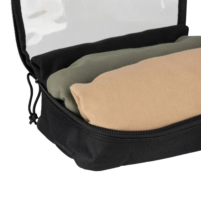 Army Surplus Surplus Organizer transparent set 3pcs black