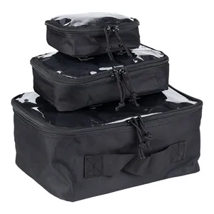 Army Surplus Army Surplus Organizer transparent set 3pcs black
