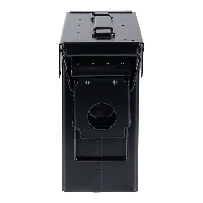 Army Surplus Surplus Ammo Skull and Bones box black