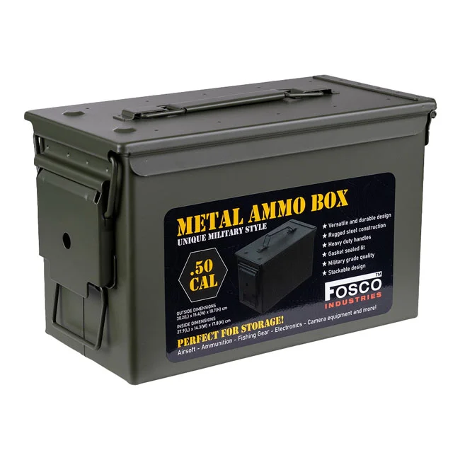 Army Surplus Surplus Ammo Punish Skull box black