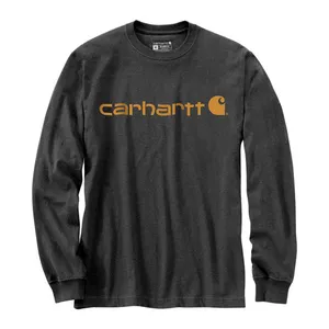 Carhartt Carhartt Dearborn Logo long sleeve carbon heather