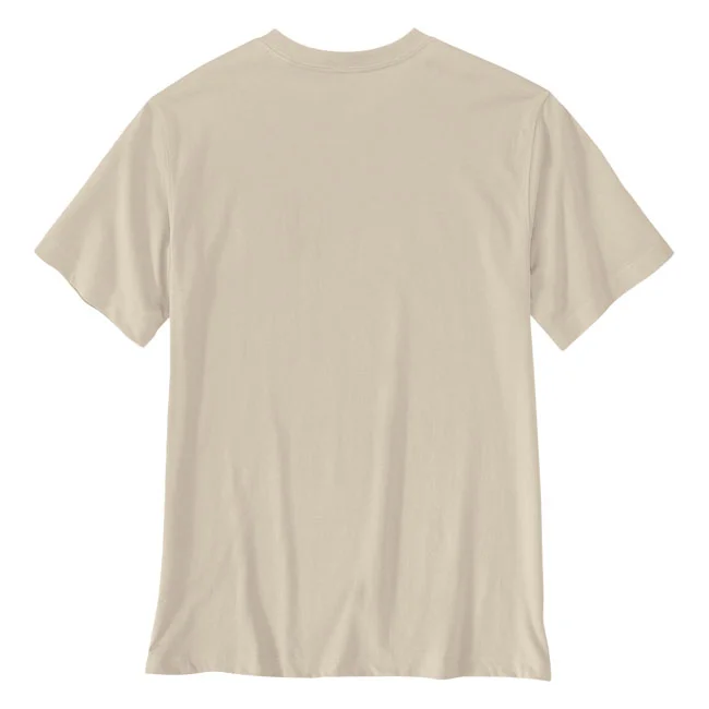 Carhartt Irvine Layered logo t-shirt oat milk