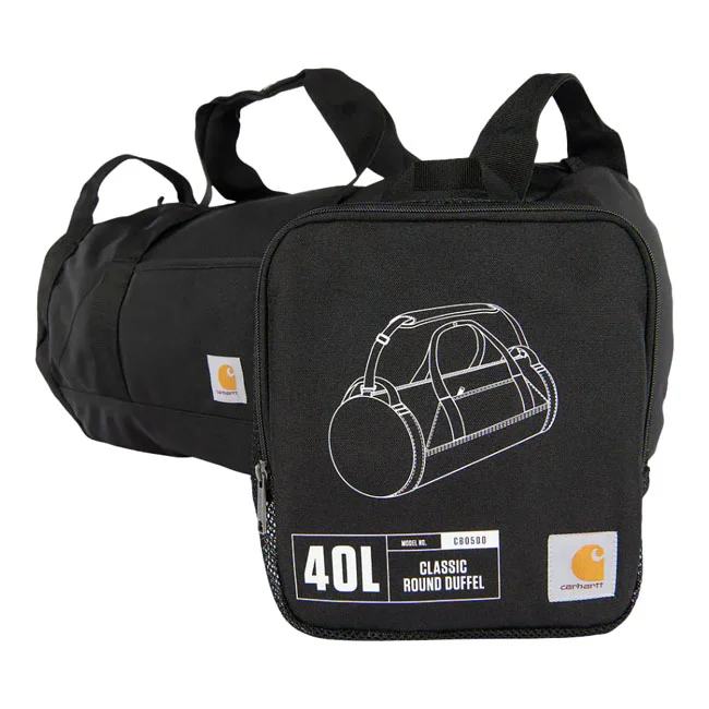 Carhartt 40L Classic Round duffel black
