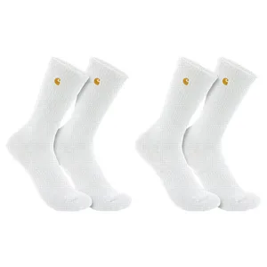 Carhartt Carhartt Force™ Midweight Crew socks 2 Pack white