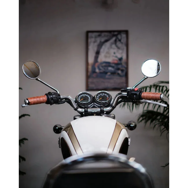 Tripmachine Trip Machine, handlebar grip wraps. Dark Tan Cognac perforat