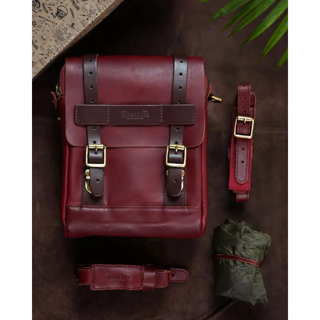 Tripmachine Trip Machine, tank and tail bag. 4.4 liter. Cherry