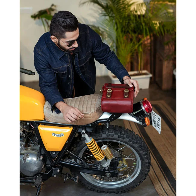 Tripmachine Trip Machine, tank and tail bag. 4.4 liter. Cherry