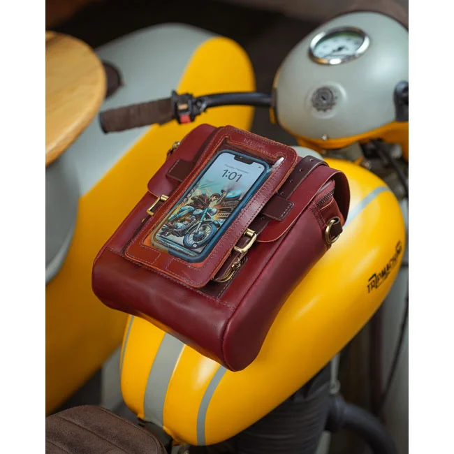 Tripmachine Trip Machine, tank and tail bag. 4.4 liter. Cherry