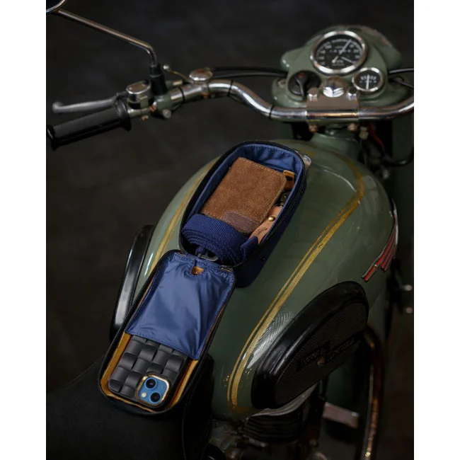 Tripmachine Trip Machine Navigator Case blue & tan
