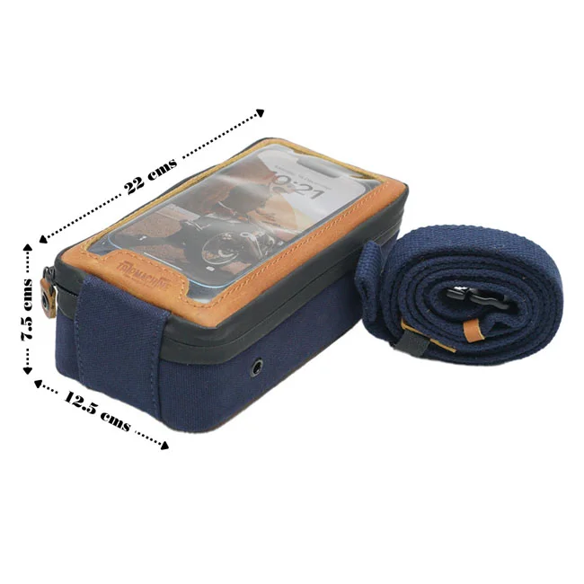 Tripmachine Trip Machine Navigator Case blue & tan