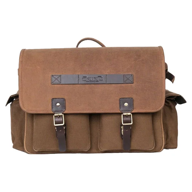 Tripmachine Trip Machine Expedition Saddlebag Pair brown and tobacco