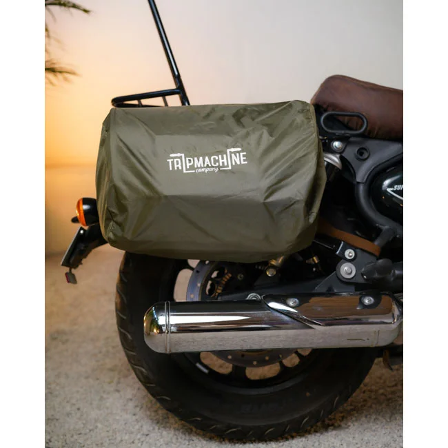 Tripmachine Trip Machine Expedition Saddlebag Pair brown and tobacco
