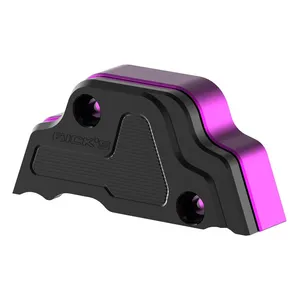 Rick's Motorcycles Rick''s Motorcycles, gear position sensor cover. Black/Purple