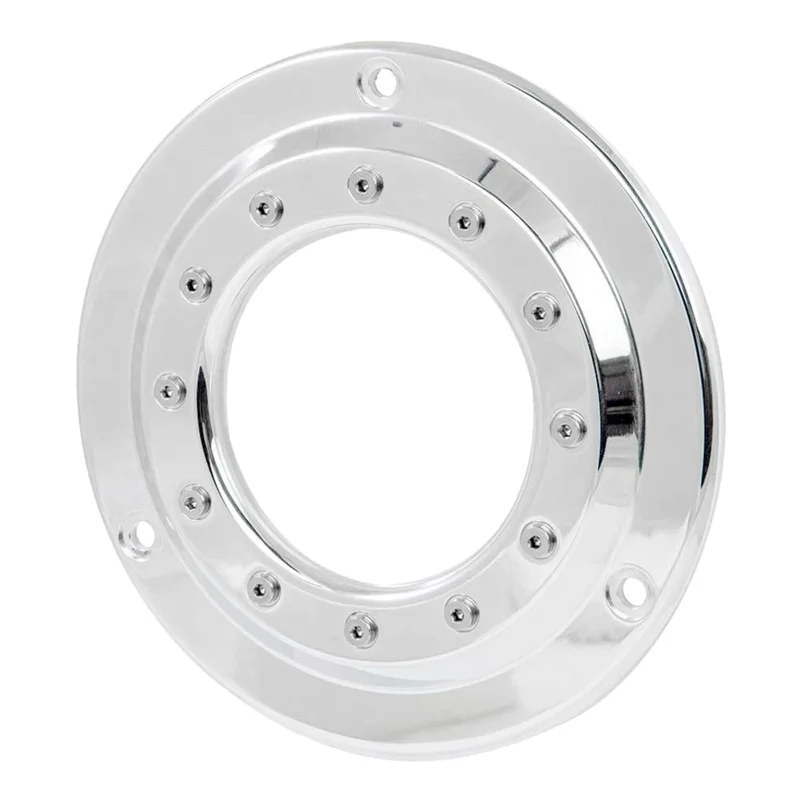 Rick's Motorcycles Derby cover ''Porthole''. Polished