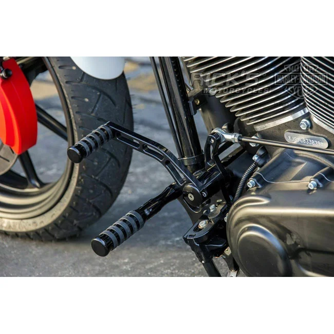 Rick's Motorcycles Rick''s Motorcycles, +4" Forw. control kit. O-Ring. Black