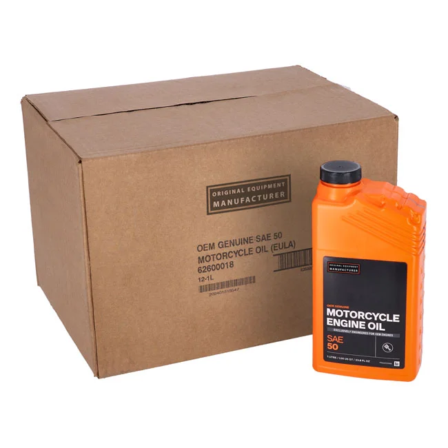 OEM SAE 50 (Mineral) motor oil. 1 liter bottle.