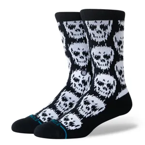 Stance Stance Static Skull Crew socks black