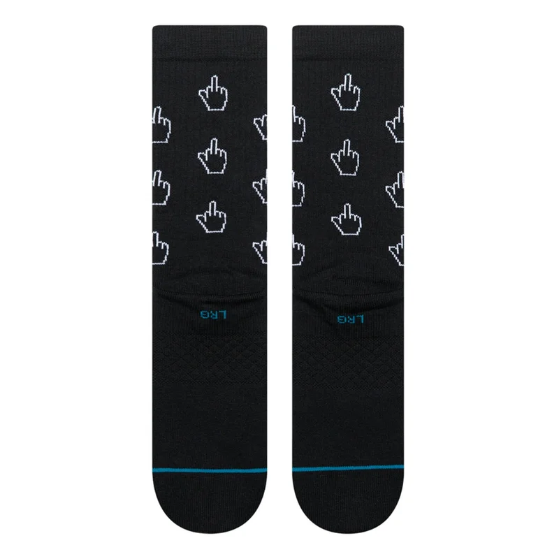 Stance Cursor Crew socks black