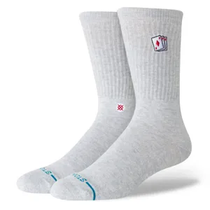 Stance Stance Hit Me Crew socks heathergrey