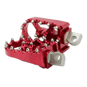 Flo Motorsports Flo Motorsports, V2 MX foot peg set. Red