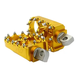 Flo Motorsports Flo Motorsports, V2 MX foot peg set. Gold