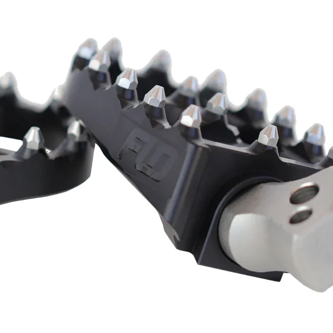 Flo Motorsports MX Style Footpeg. Black