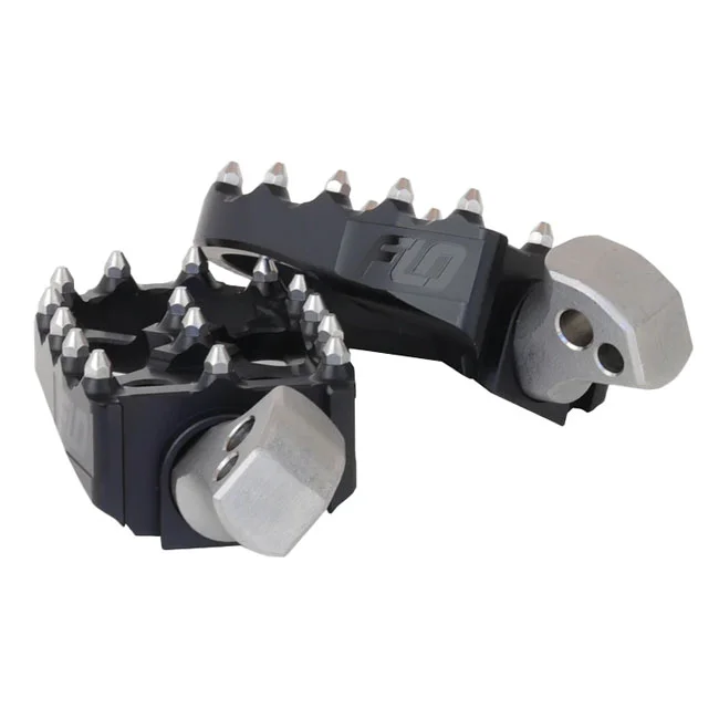 Flo Motorsports MX Style Footpeg. Black