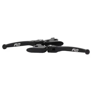 Flo Motorsports Flo Motorsports, MX style brake & clutch lever set. Black
