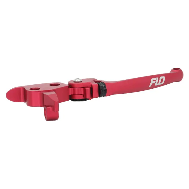 Flo Motorsports MX style brake & clutch lever set. Red