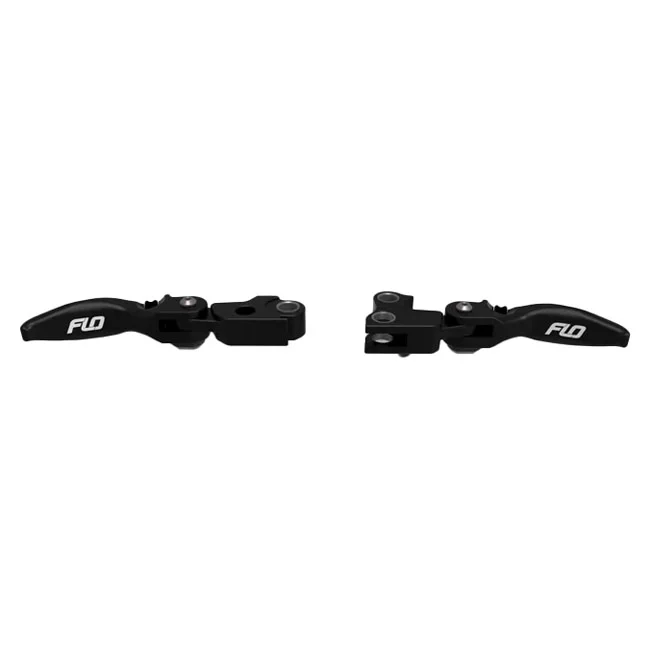 Flo Motorsports MX style brake & clutch levers. Short. Blck