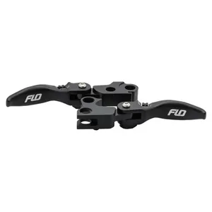 Flo Motorsports, MX style brake & clutch lever set. Black