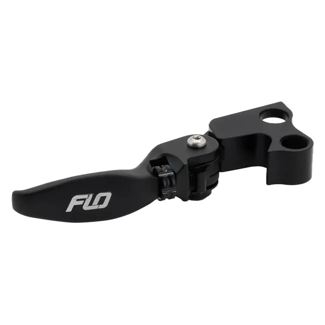 Flo Motorsports MX style brake & clutch lever set. Black