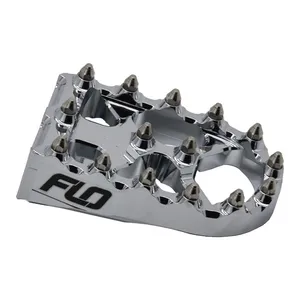 Flo Motorsports Flo Motorsports, brake arm tip (pedal). Chrome