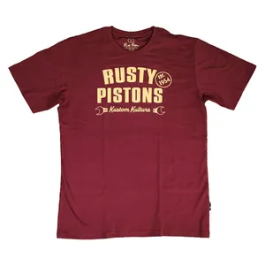 Rusty Pistons Rusty Pistons Low Rod t-shirt burgundy