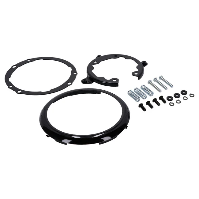 MCS Headlight Ring Trim Mounting Bracket. Black