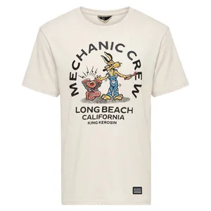 King Kerosin King Kerosin Mechanic Crew t-shirt off white