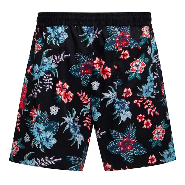 King Kerosin Kerosin Hibiscus short black
