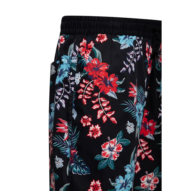 King Kerosin Kerosin Hibiscus short black