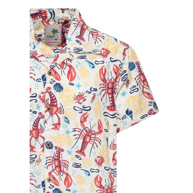 King Kerosin Kerosin Deep Sea Hawaii shirt off white
