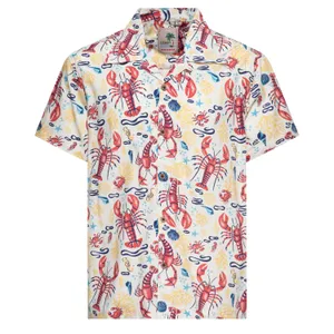 King Kerosin King Kerosin Deep Sea Hawaii shirt off white