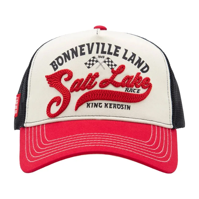 King Kerosin Kerosin Salt Lake trucker cap red/offwhite