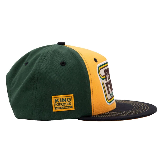 King Kerosin Kerosin Fast As Fuck flat cap black/yellow