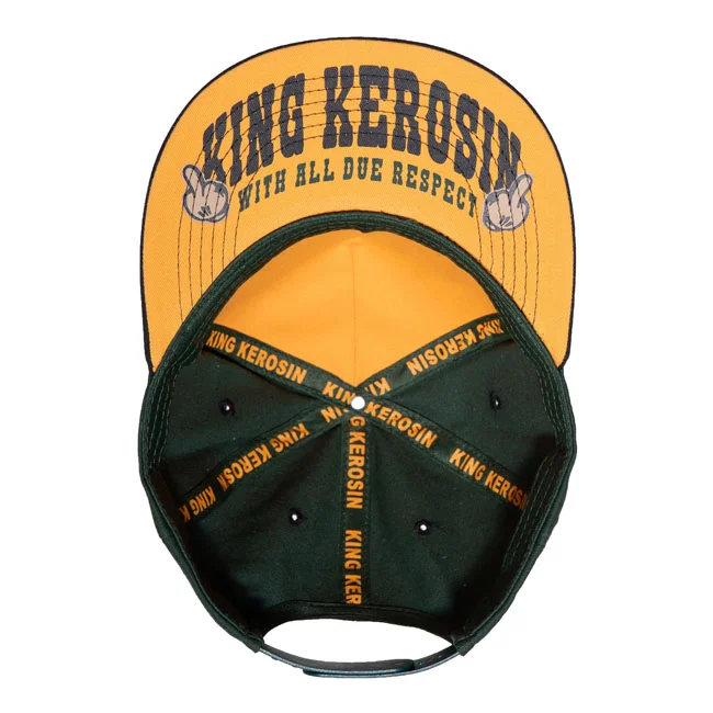 King Kerosin Kerosin Fast As Fuck flat cap black/yellow
