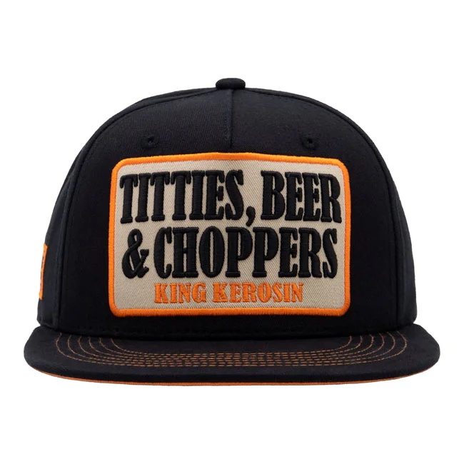 King Kerosin Kerosin Titties, Beer & Choppers flat cap